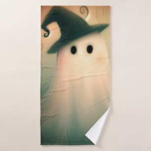 Halloween/Ghost/Fall/Whimsical Ornament Bath Towel