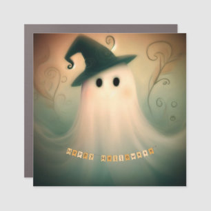 Halloween/Ghost/Fall/Whimsical Ornament Car Magnet