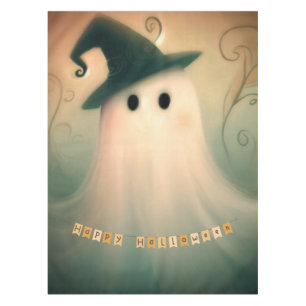 Halloween/Ghost/Fall/Whimsical Ornament Tablecloth
