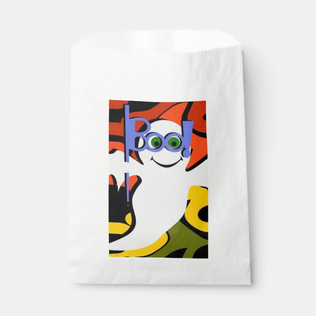 Halloween Ghost Favor Bag (Front)