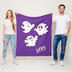 Halloween Ghost Fleece Blanket