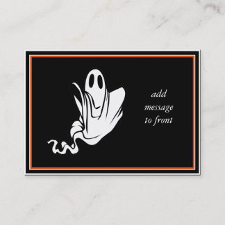 Halloween Ghost Floating Your Way! Business Card