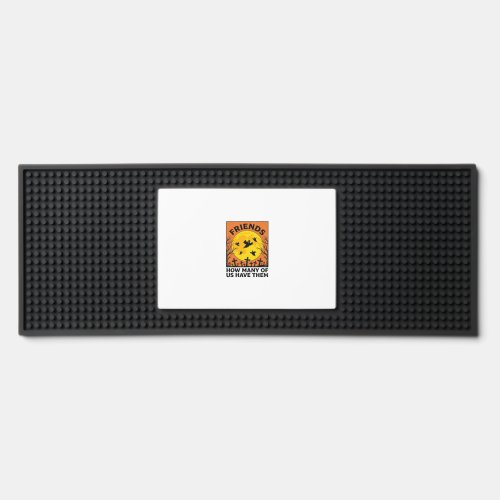 Halloween Ghost Friends Funny Vintage Horror_1 Bar Mat
