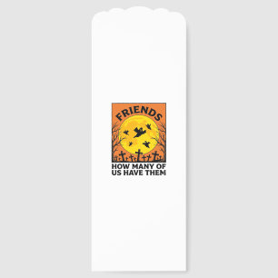 Halloween Ghost Friends Funny Vintage Horror_1 Bookmarks
