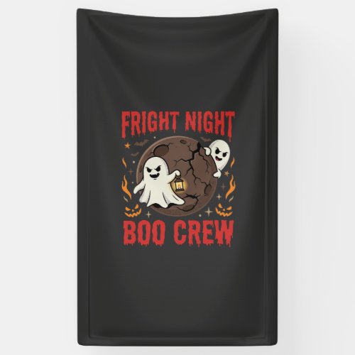 Halloween Ghost Fright Night Banner
