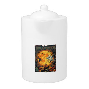 Halloween Ghost Full Moon Jack Lanterns Zombie Han Teapot