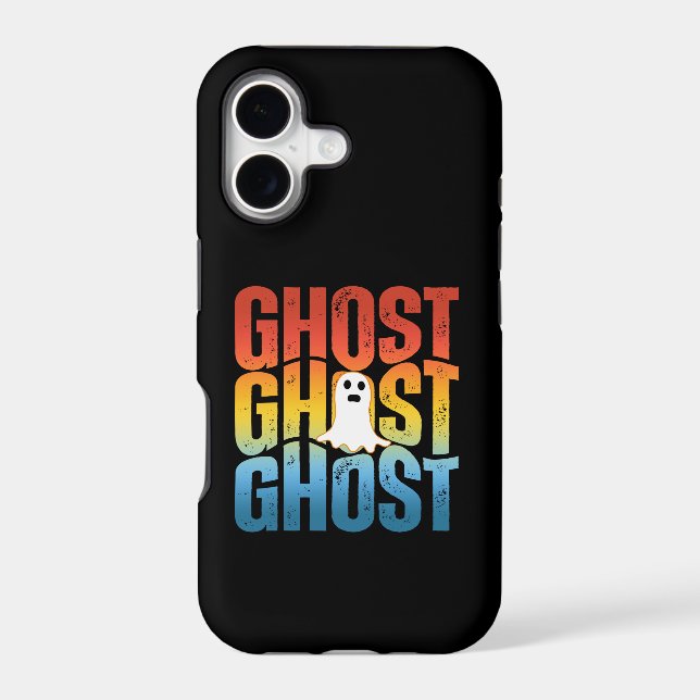 HALLOWEEN GHOST GHOST GHOST IPHONE CASE (Back)