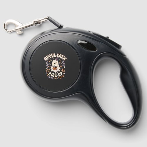 Halloween Ghost Ghoul Squad Retractable Pet Leash
