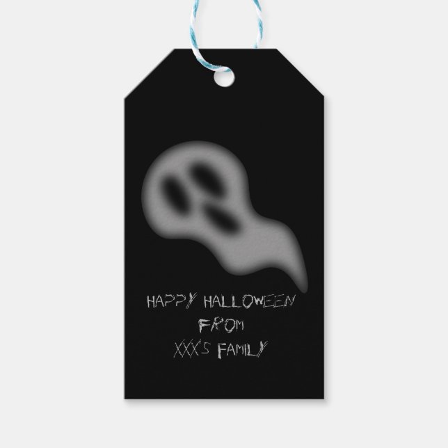Halloween Ghost Gift Tag (Front)