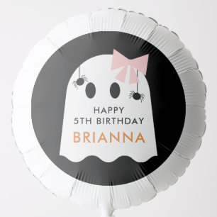 Halloween Ghost Girl Cute Birthday Balloon