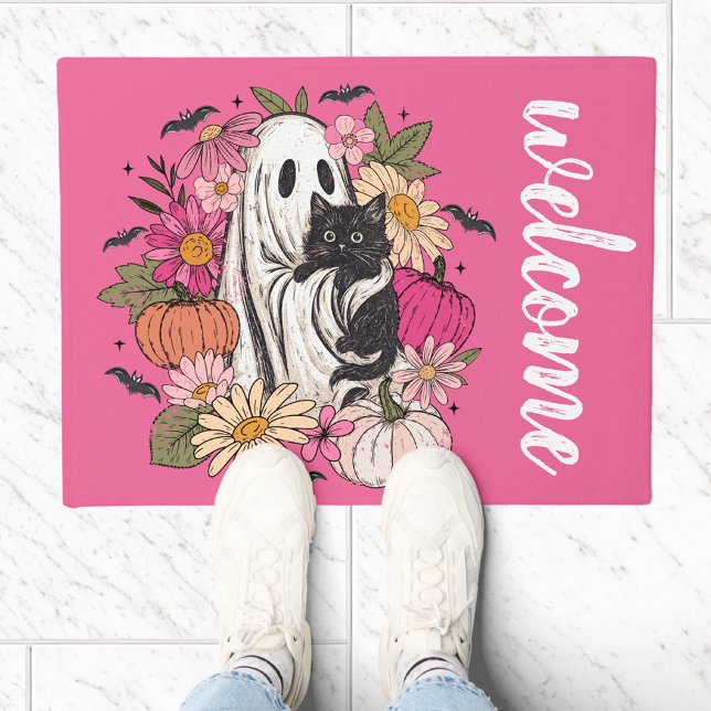 Halloween Ghost Girly  Doormat (Creator Uploaded)
