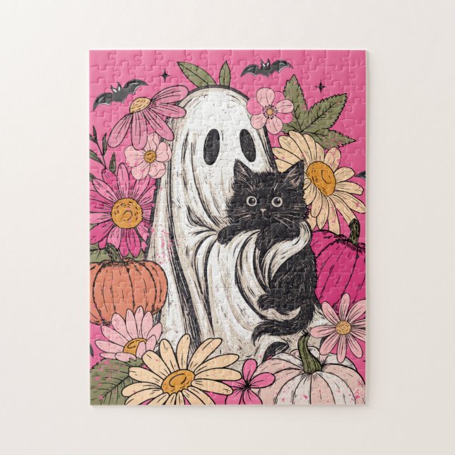 Halloween Ghost Girly  Jigsaw Puzzle (Vertical)