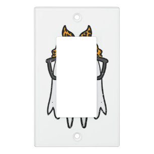 Halloween Ghost Glasses Cute Light Switch Cover