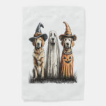 Halloween Ghost Golden Retriever Dog Garden Flag