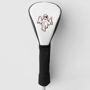 Halloween ghost golf head cover