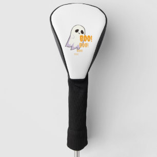 Halloween ghost golf head cover