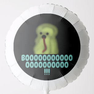 Halloween Ghost Green Red Black Teal Haunting Boo Balloon