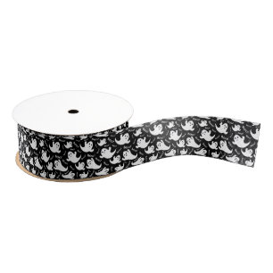 Halloween Ghost Grosgrain Ribbon