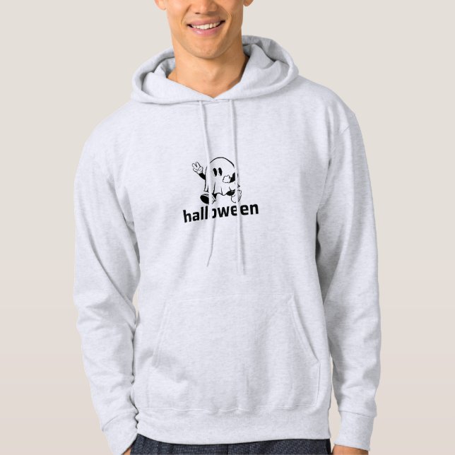 halloween ghost  hoodie (Front)