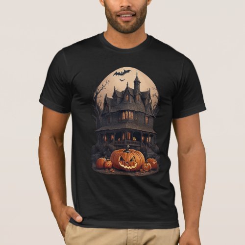 Halloween ghost house boo T_Shirt