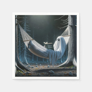 Halloween Ghost In a Hammock Napkins