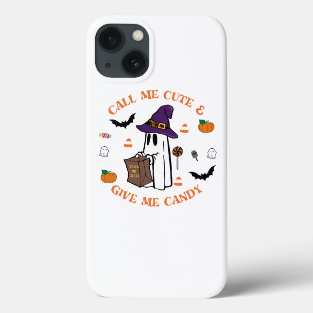 Halloween Ghost iPhone 13 Case (Back)