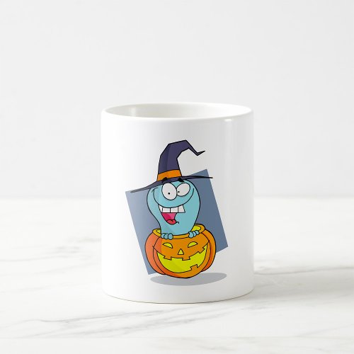 Halloween Ghost Jack O Lantern Coffee Mug