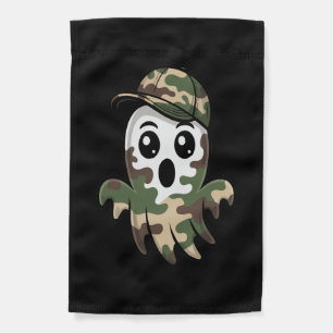 Halloween Ghost Kids Garden Flag