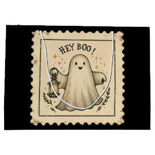 Halloween Ghost Lantern Gift Bag – “Hey Boo”