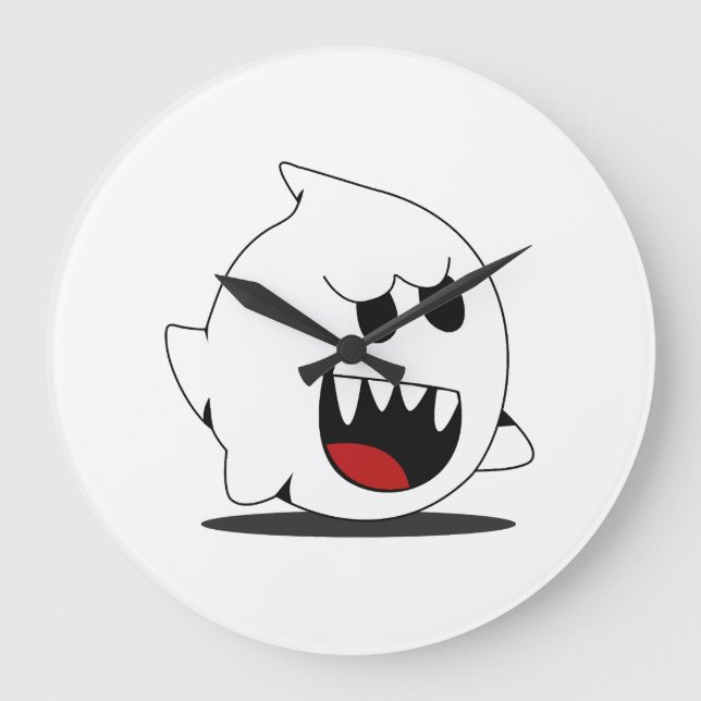 halloween ghost large clock (Front)