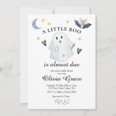 Halloween Ghost Little Boo Baby Shower Invitation (Front)
