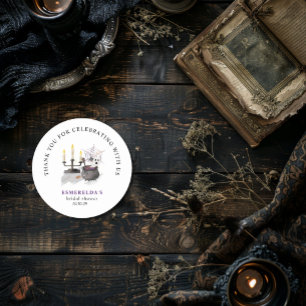 Halloween Ghost Little Boo Baby Shower Sticker