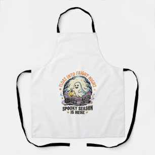 Halloween Ghost Moon Parade Apron