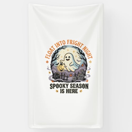 Halloween Ghost Moon Parade Banner