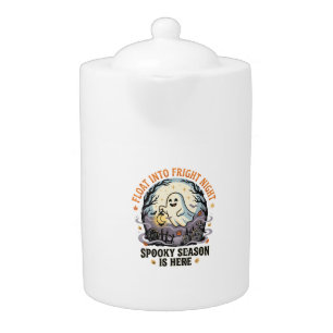 Halloween Ghost Moon Parade Teapot