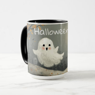 Halloween Ghost Mug Spooky Coffee Cup