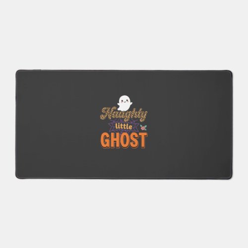 Halloween Ghost Naughty Little Ghost Design Desk Mat