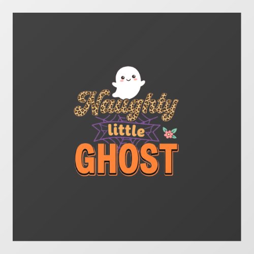 Halloween Ghost Naughty Little Ghost Design Floor Decals
