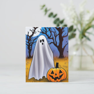 Halloween Ghost Note Card