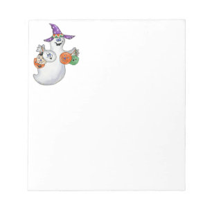 Halloween Ghost Notepad