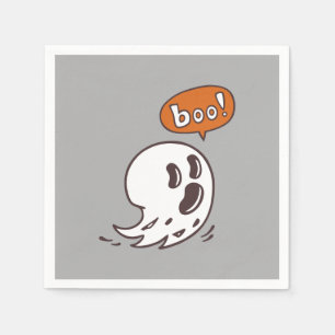 Halloween Ghost Paper Napkin
