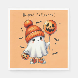 Halloween Ghost Paper Napkin