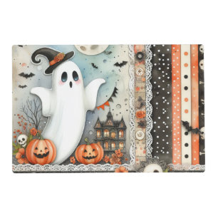 Halloween Ghost Patchwork Placemat