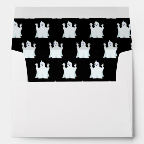 Halloween Ghost Pattern Envelope