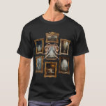 Halloween Ghost Picture Frame Haunted Heirlooms  T-Shirt