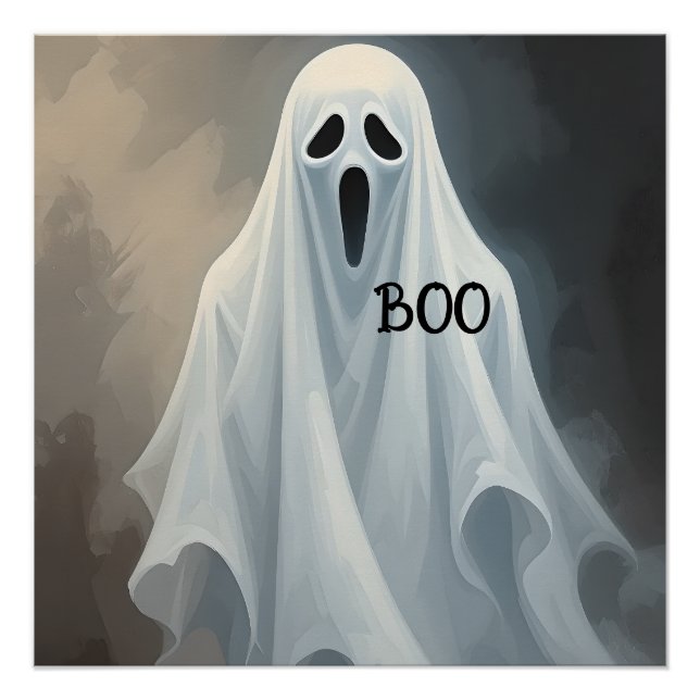 Halloween Ghost Poster (Front)