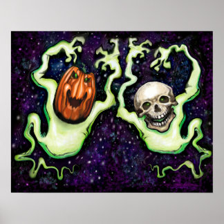 Halloween Ghost Poster