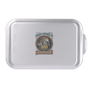 Halloween Ghost Proud Member Boo Crew Vintage Funn Cake Pan
