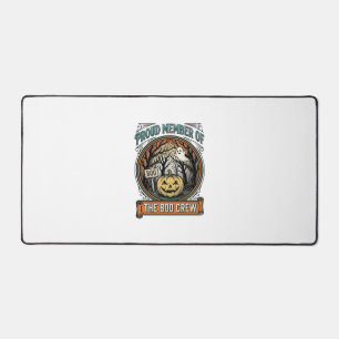 Halloween Ghost Proud Member Boo Crew Vintage Funn Desk Mat