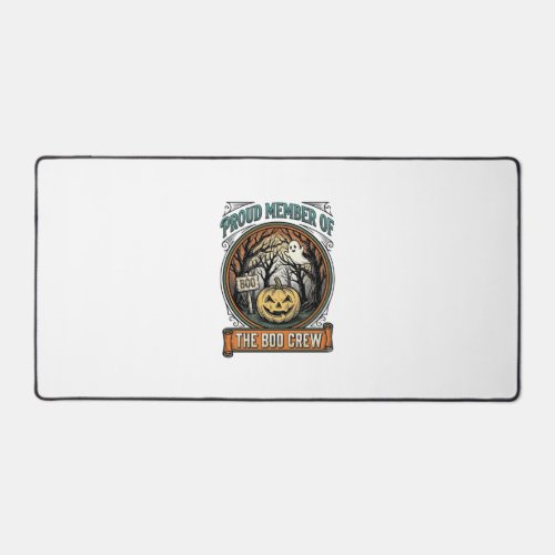 Halloween Ghost Proud Member Boo Crew Vintage Funn Desk Mat